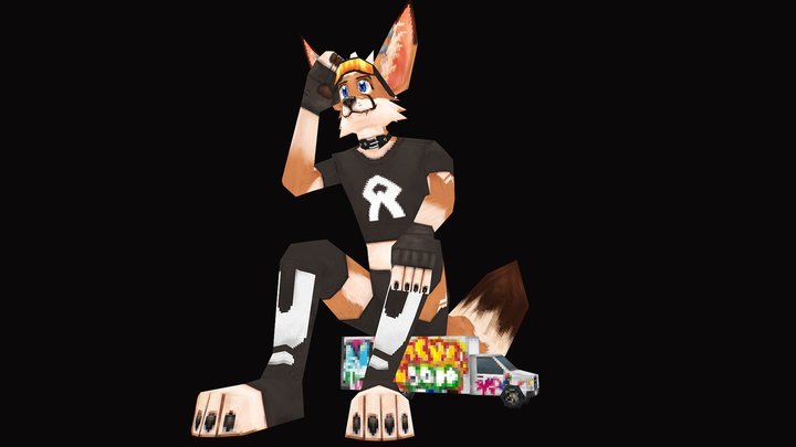 KTqtpi (commission) 3D Model