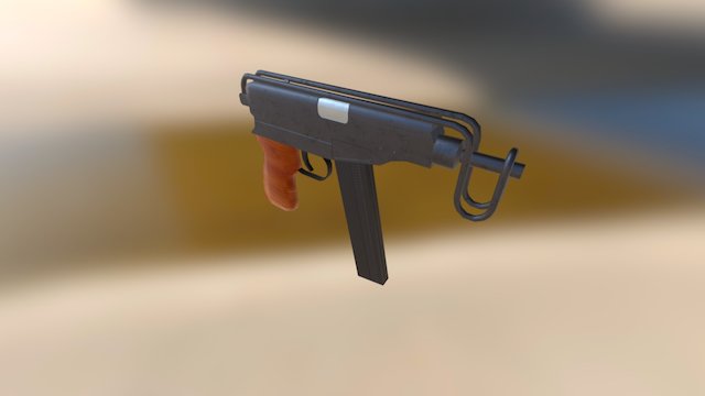 Scorpion Submachine Gun 3D Model
