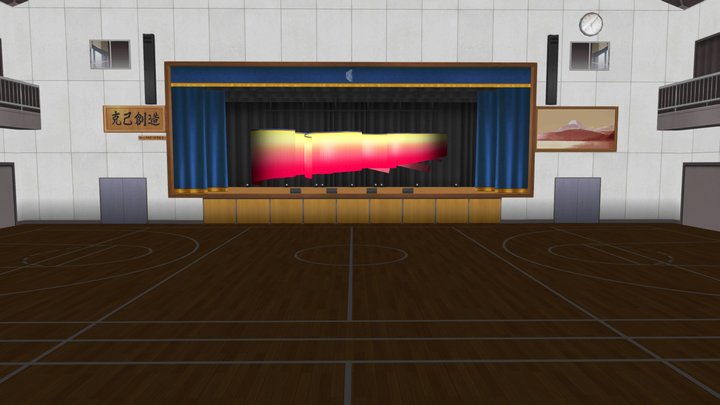 Uranohoshi Gym LLSIFAS 3D Model
