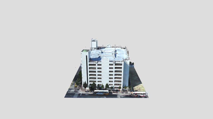 台中 干城停車場 3D Model