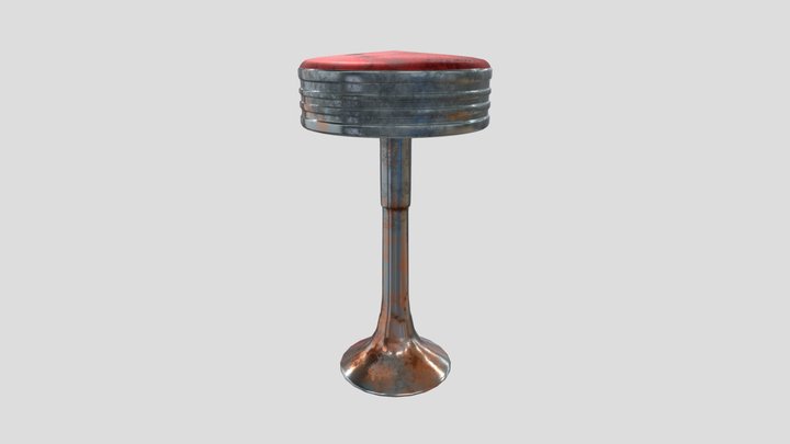 3D Model Stool Map Creation 3D Model