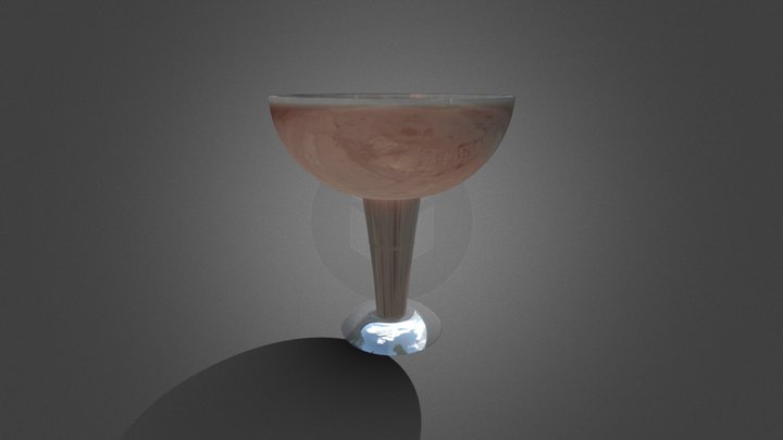 Wine Glass Vintage 3D Model
