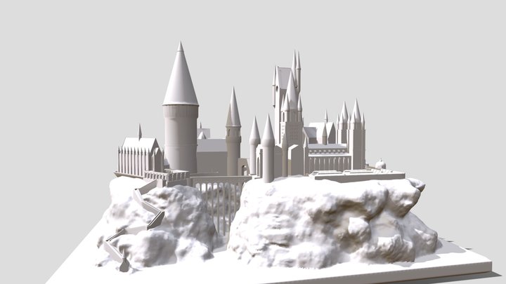 Hogwarts Castle - 3D printable - Harry Potter 3D Model