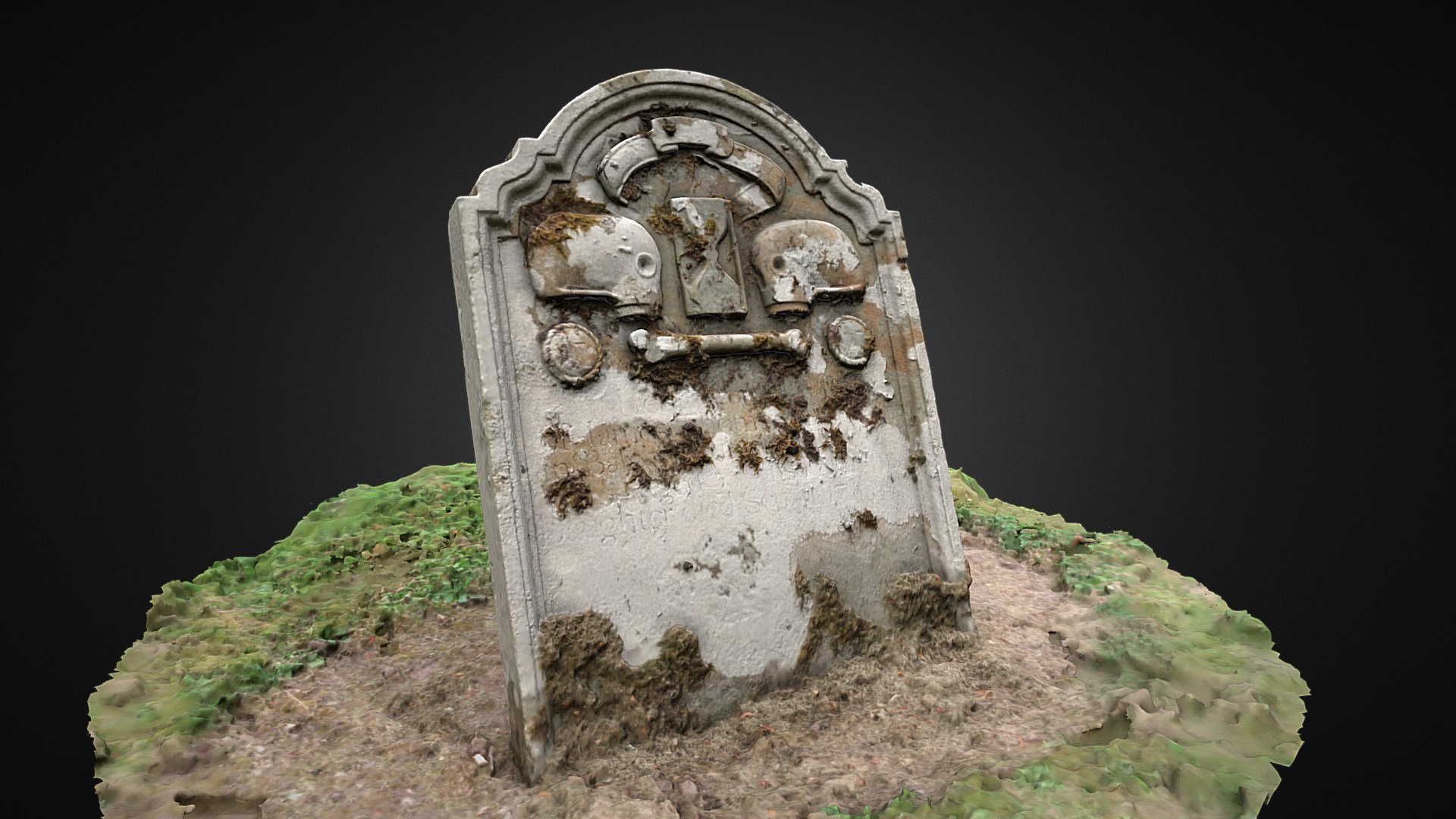 Old Dun Kirk 18th Century gravestone