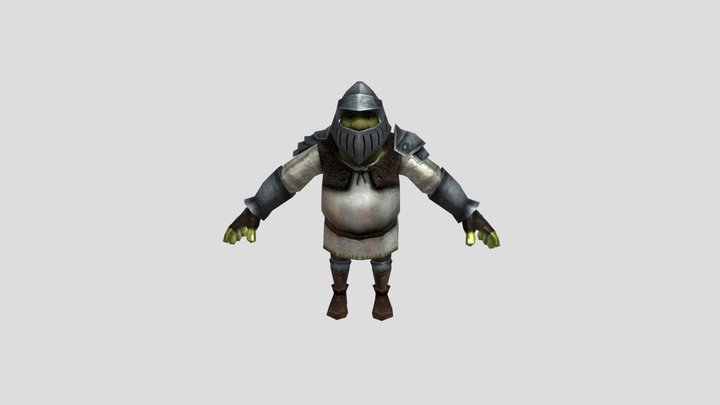 Shrek Knight Obj 3D Model