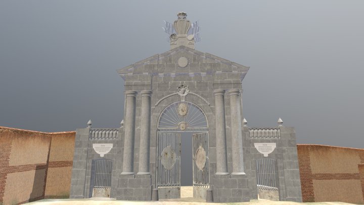 Puerta de Recoletos de Madrid 3D Model