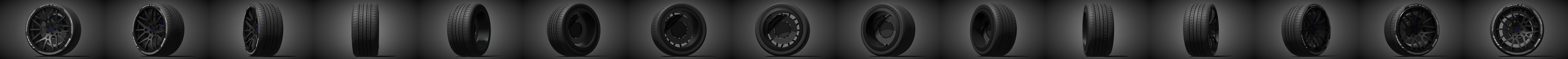 (FREE) Wheels SDC - Pure Performance 3D Model