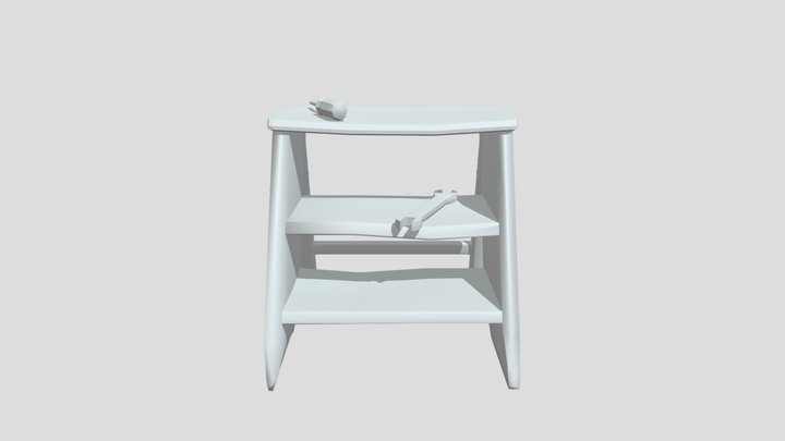 DAE 3 Simple Props - Forest Loner 3D Model