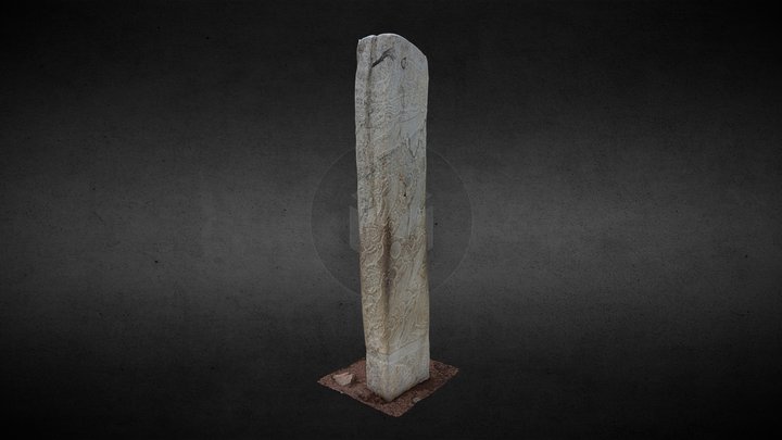 Deer stone 005, Jargalan - Mongolia 3D Model