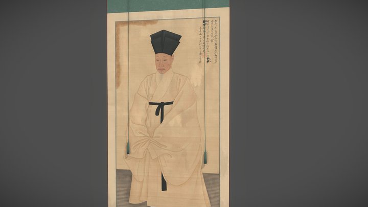Korean cultural heritage_017_서직수 초상 3D Model