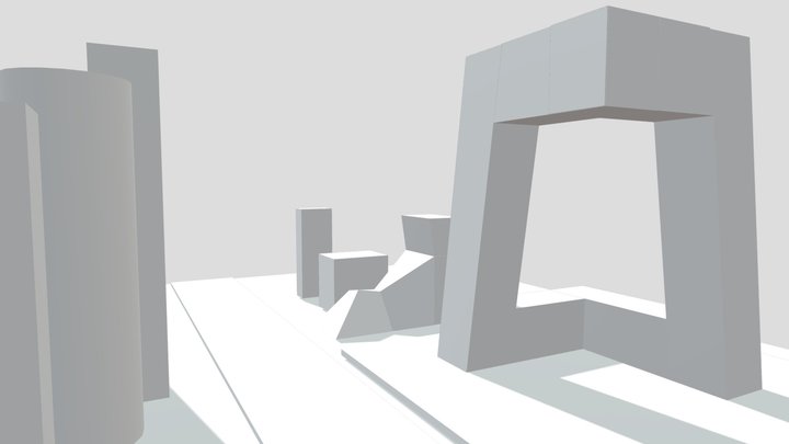 Wk 2 Environment Block Out 3D Model