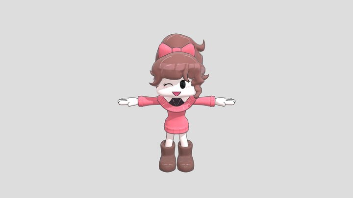 Grace (FNF Sotf Mod 3D Model