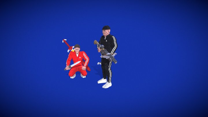 Stripes 3D Model