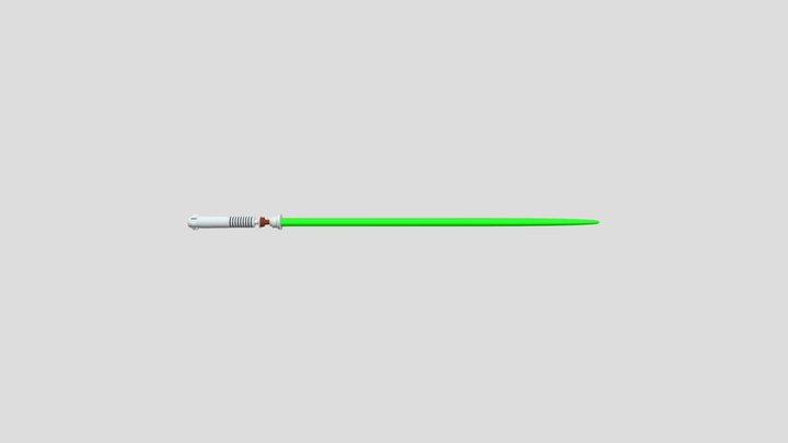 Luke's Lightsaber 3D Model