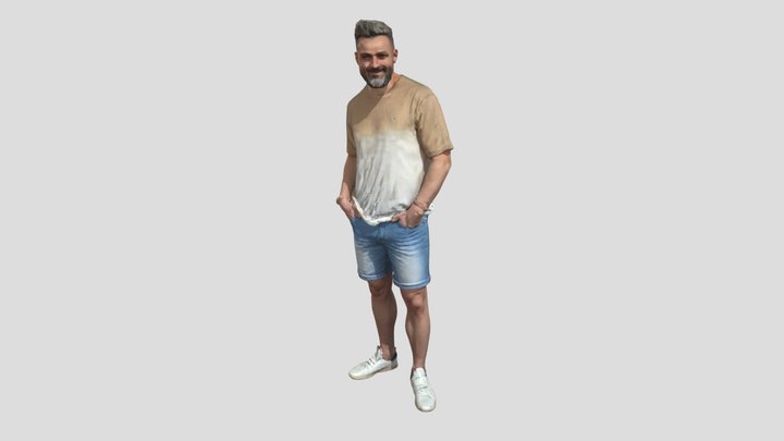 Man casual outfit – Modello 3D gratuito STL