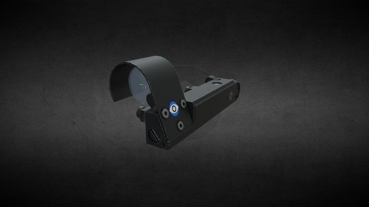 OKP-3 Reflex Sight (Retextured) 3D Model