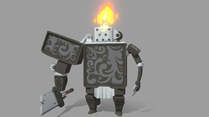 Zippo_Knight XYZ HW Detalization #1 3D Model