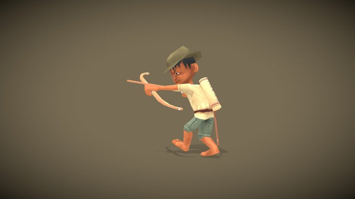 Brazilian Archer 3D Model
