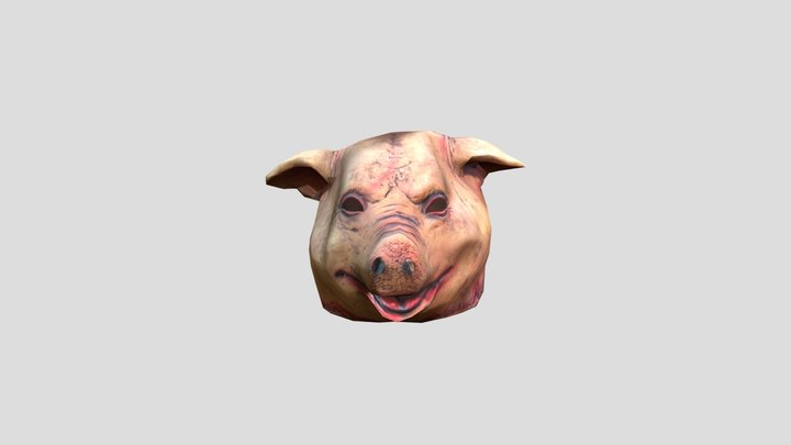 Pig Head Mask – Free 3D Model STL