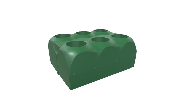 6 Kernel Array Housing Assembly 3D Model