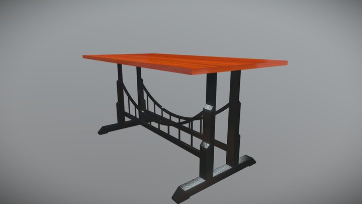 Стол 3D Model