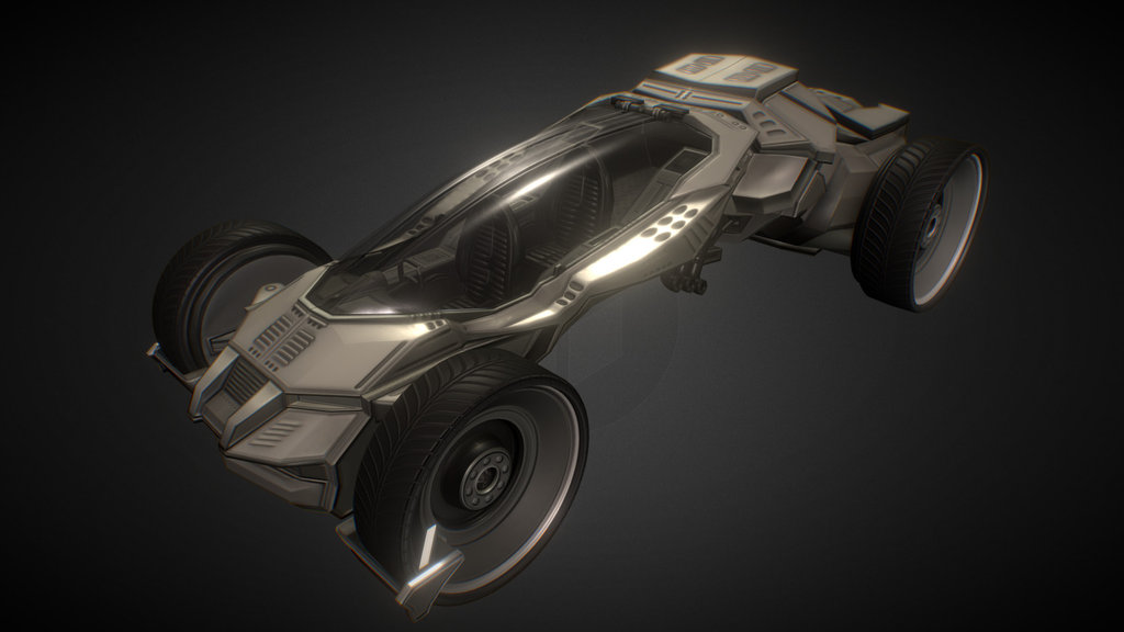 Futuristic Car Animation