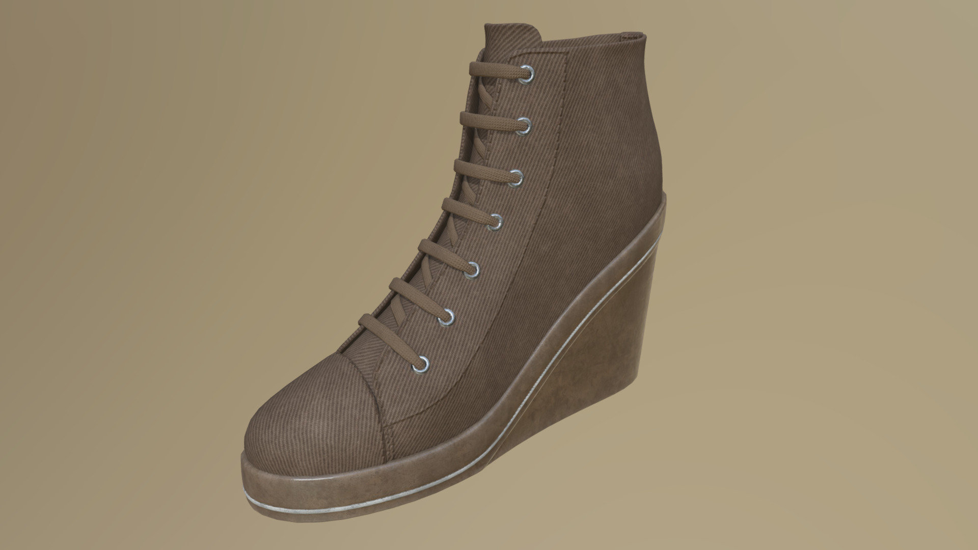 High heel sport shoe - 3D model by tomaszc [eec2eb3] - Sketchfab