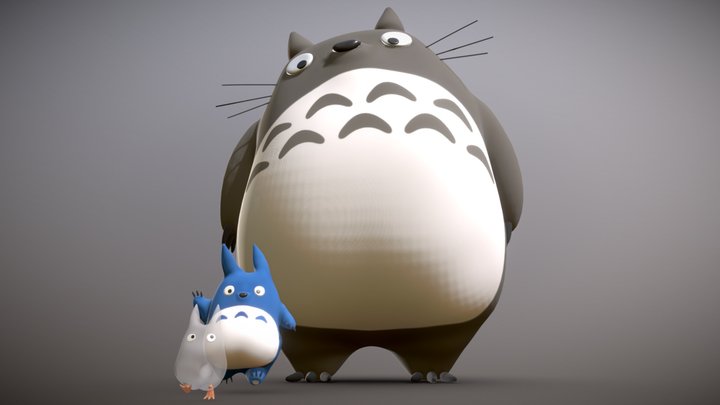 Totoro 3D Model