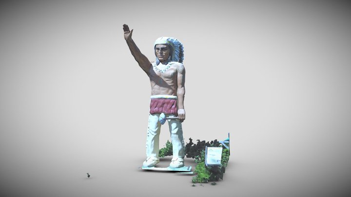 Chief Wenonga 3D Model