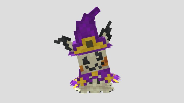 Witch Mimikyu 3D Model