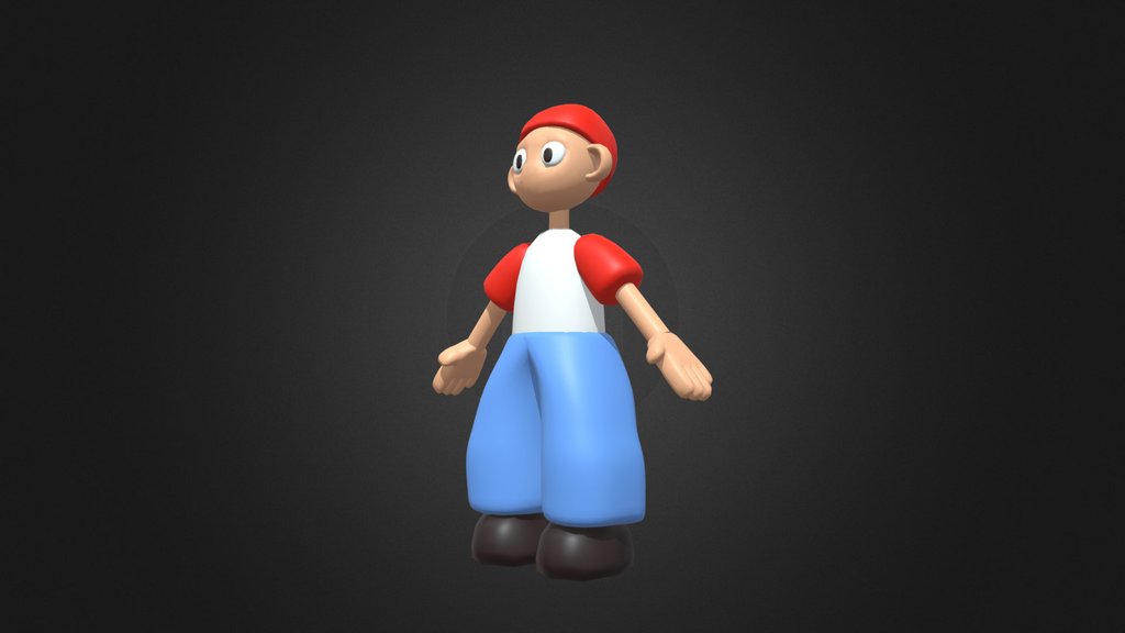 Cartoon Character – Clean Stylized 3D