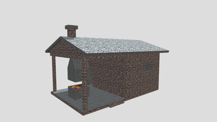Medieval Forge 3D Model