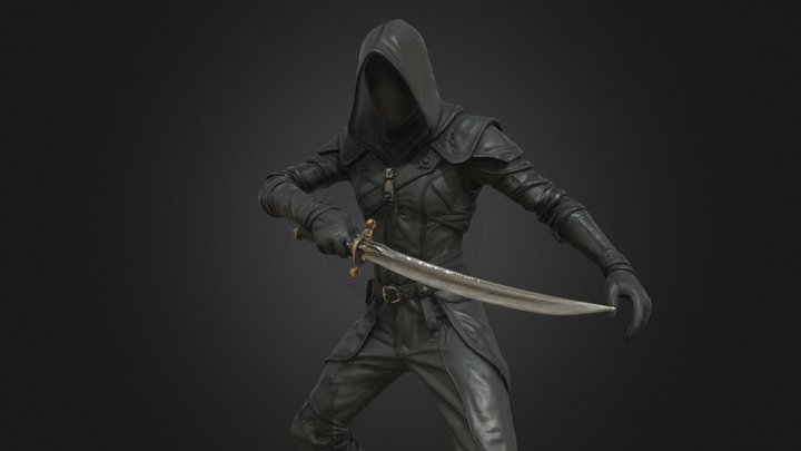 Shadow Assassin - Dual Curved Daggers – Modelo 3D gratuito STL