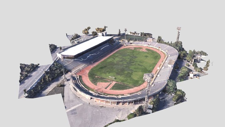 3D model Stade Olympique de Rades - Tunisia VR / AR / low-poly