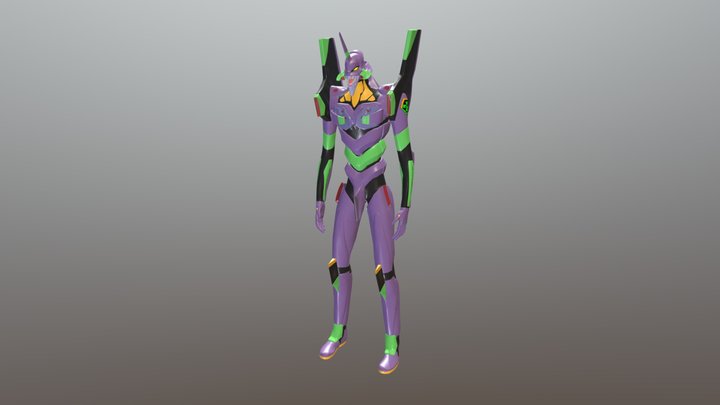 evangelion unit 01 3D Model