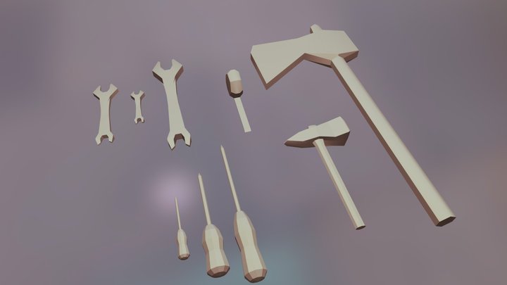 Workshop Assets 3D Model