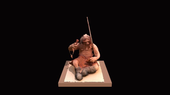 Neandertaltallandopedestal 3D Model