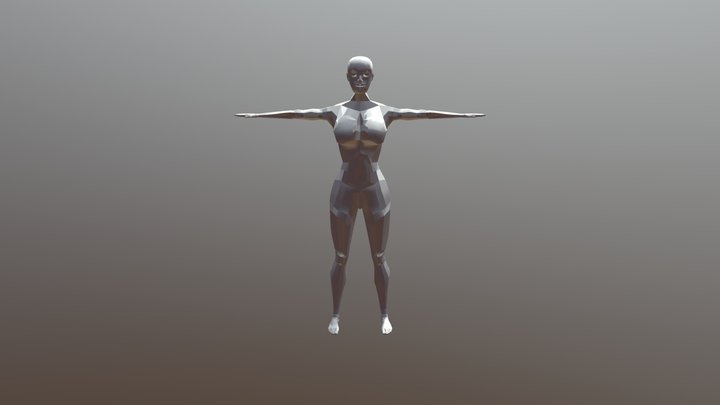 Female Topology Study 3D Model