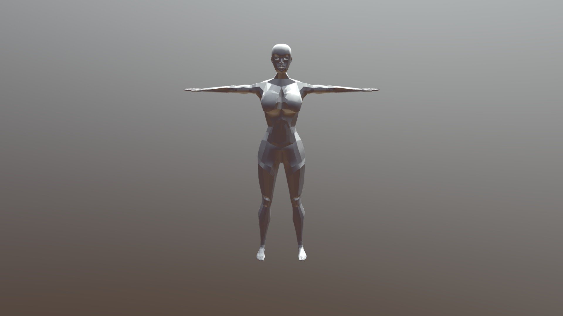 Female Topology Study - 3D model by Gavin.Clements [eec74ec] - Sketchfab