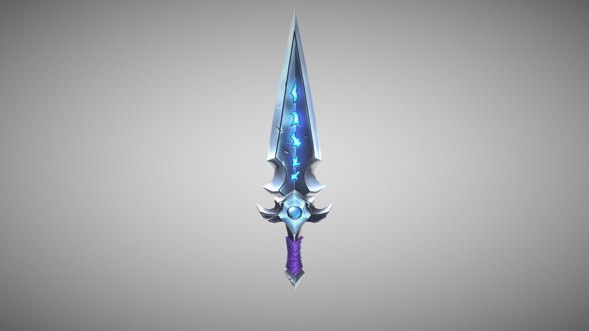 ICE CROWN CITADEL INSOIRED DAGGER - 3D model by tungdt2108 [eec7a3d ...