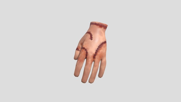 wednesday Hand 3D Model