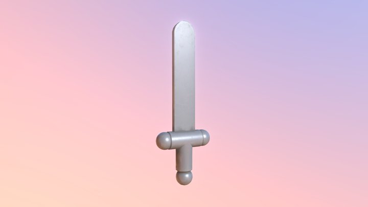 Lego Sword 3D Model