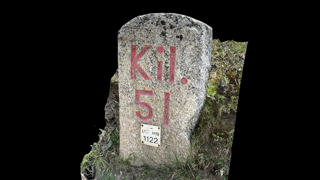 Milestone Furkapass Km 51 von Altdorf