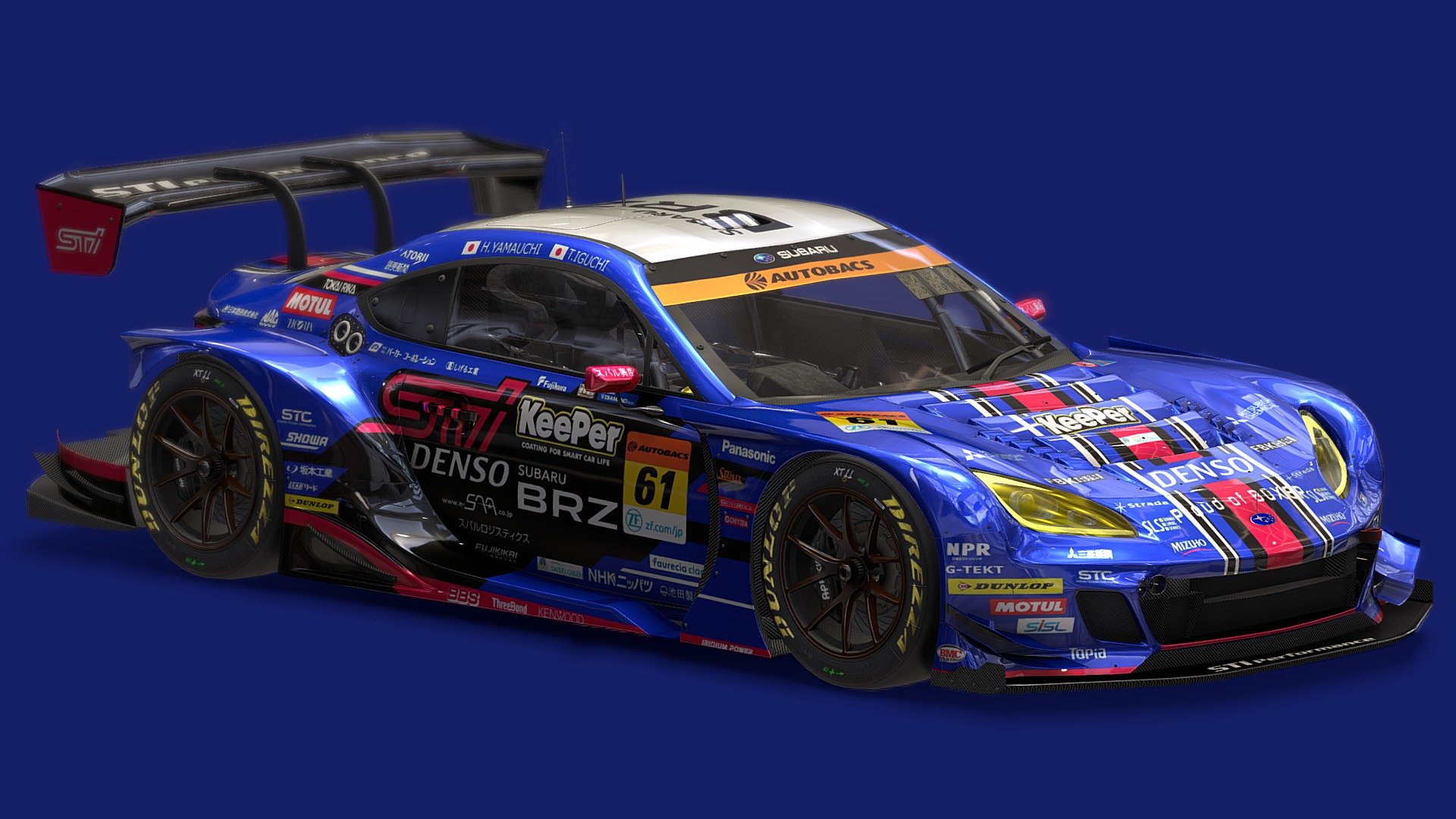 2012 Subaru BRZ GT300 - Download Free 3D model by Dave Love