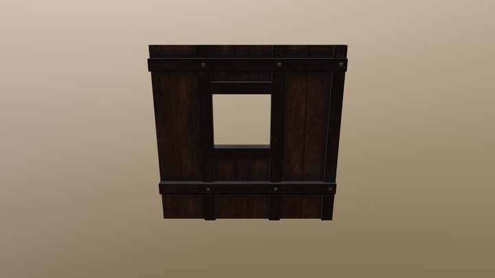 Viking modular window (Mod for Conan Cxile) 3D Model