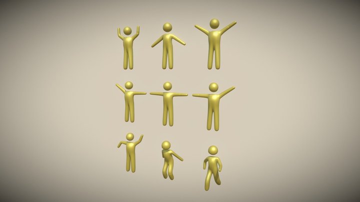 Icon People 3D Model