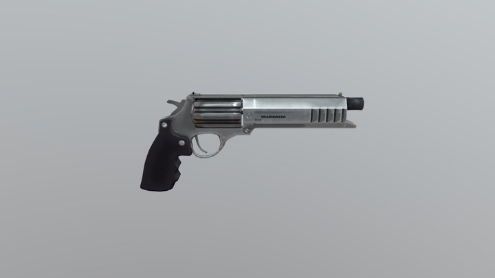Revolver 50 cal 3D Model