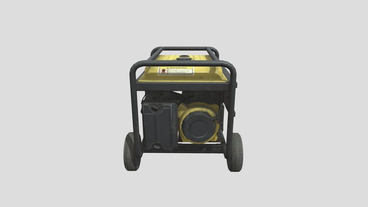 Diesel Generator 3D Model