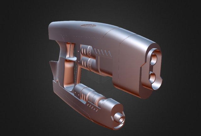 Starlord Gun 3D Model