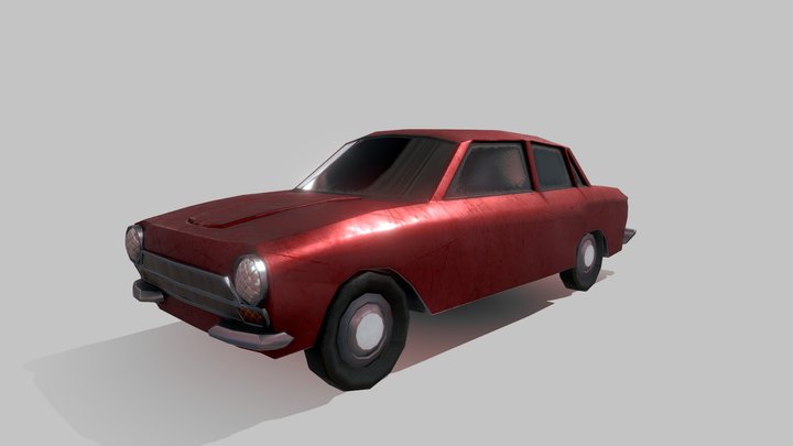 Low Poly Car 3D Model